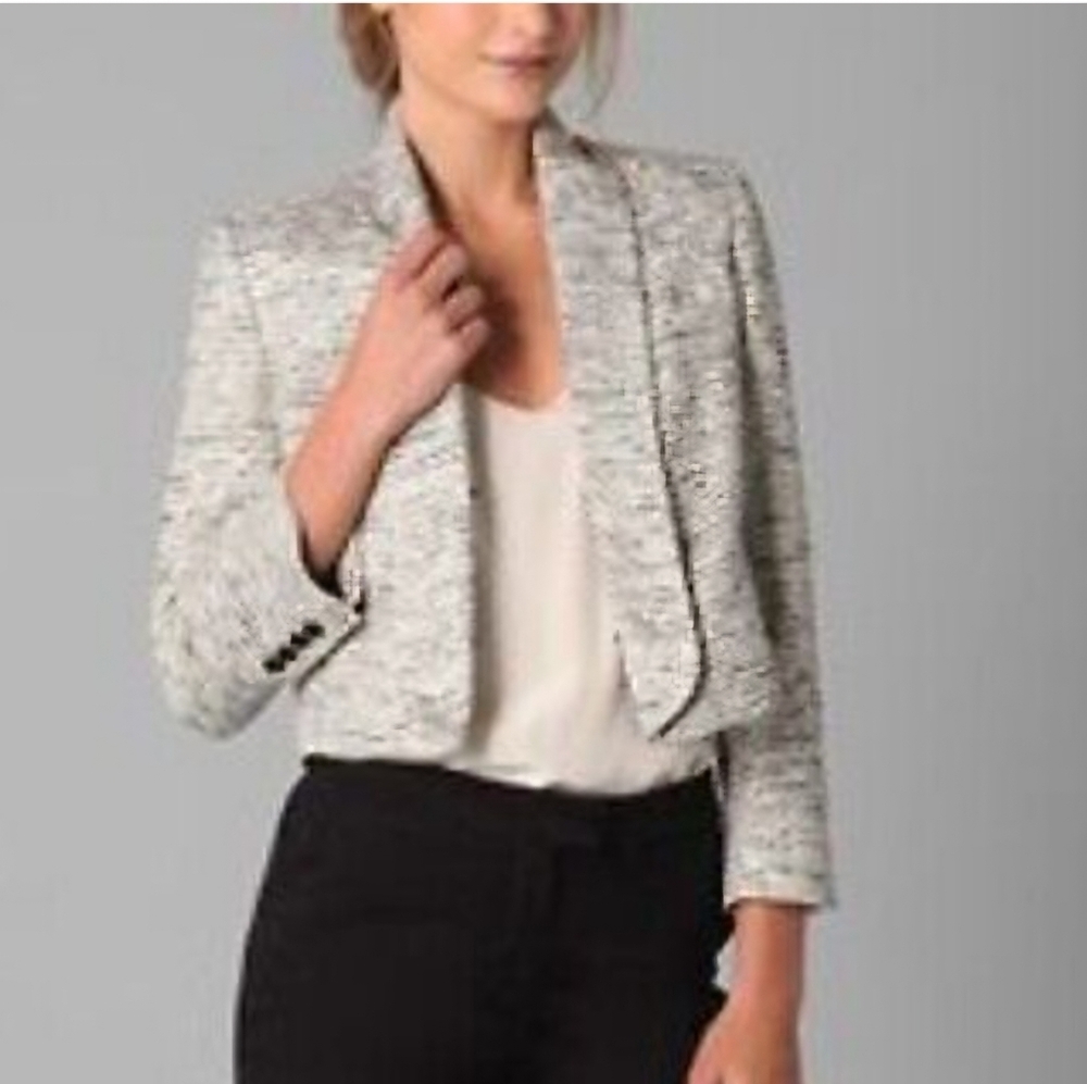 Alice + Olivia Amelia Tweed Blazer